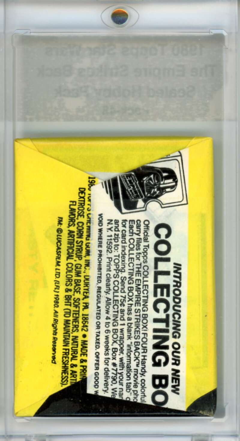 1980 Star Wars Empire Strikes Back Sealed Hobby Pack Vador - SPK 48 Image 2