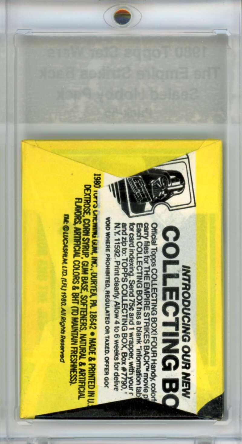 1980 Star Wars Empire Strikes Back Sealed Hobby Pack Vador - SPK 55 Image 2