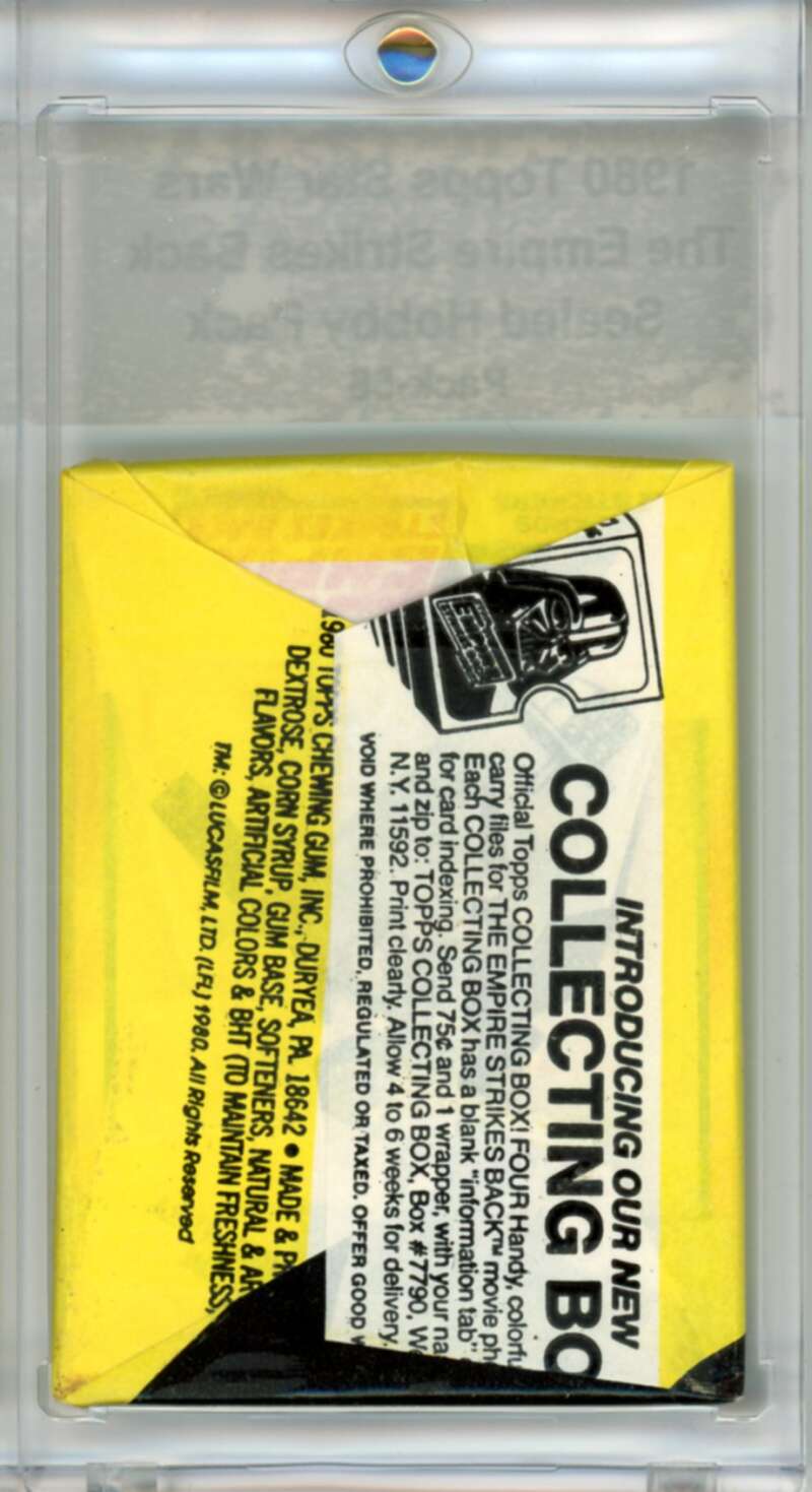 1980 Star Wars Empire Strikes Back Sealed Hobby Pack Vador - SPK 58 Image 2