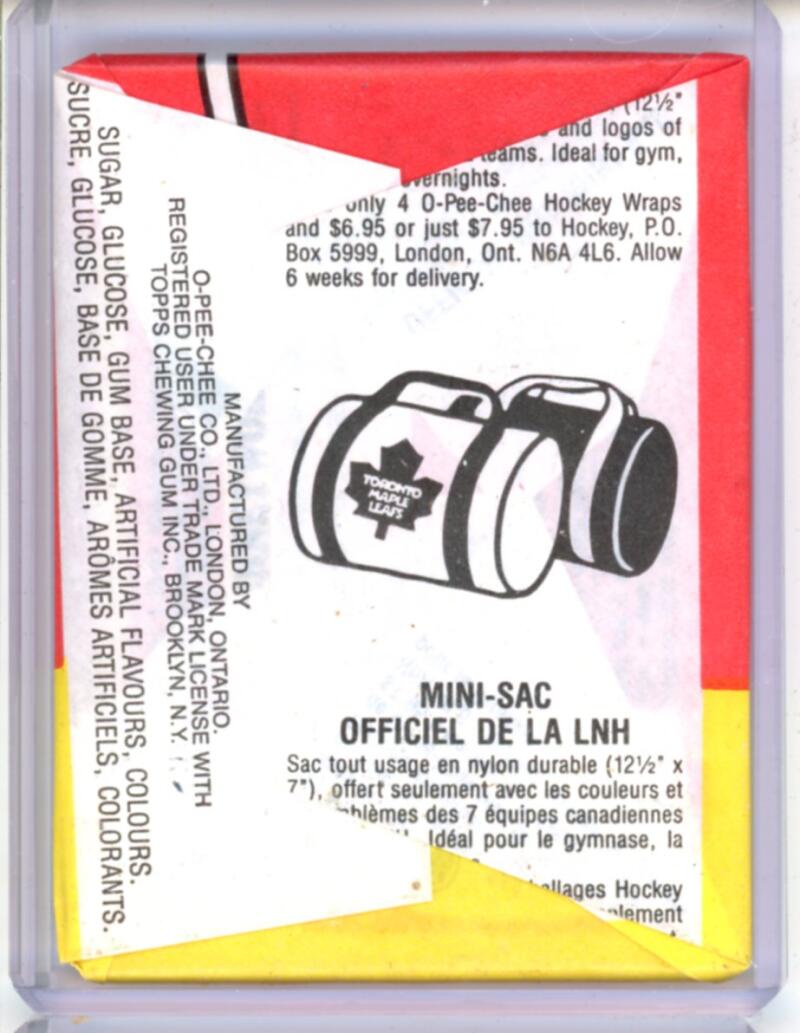 1987-88 OPC O-Pee-Chee Hockey Vintage Hobby Sealed Wax Pack Box Fresh - SPK 155 Image 3