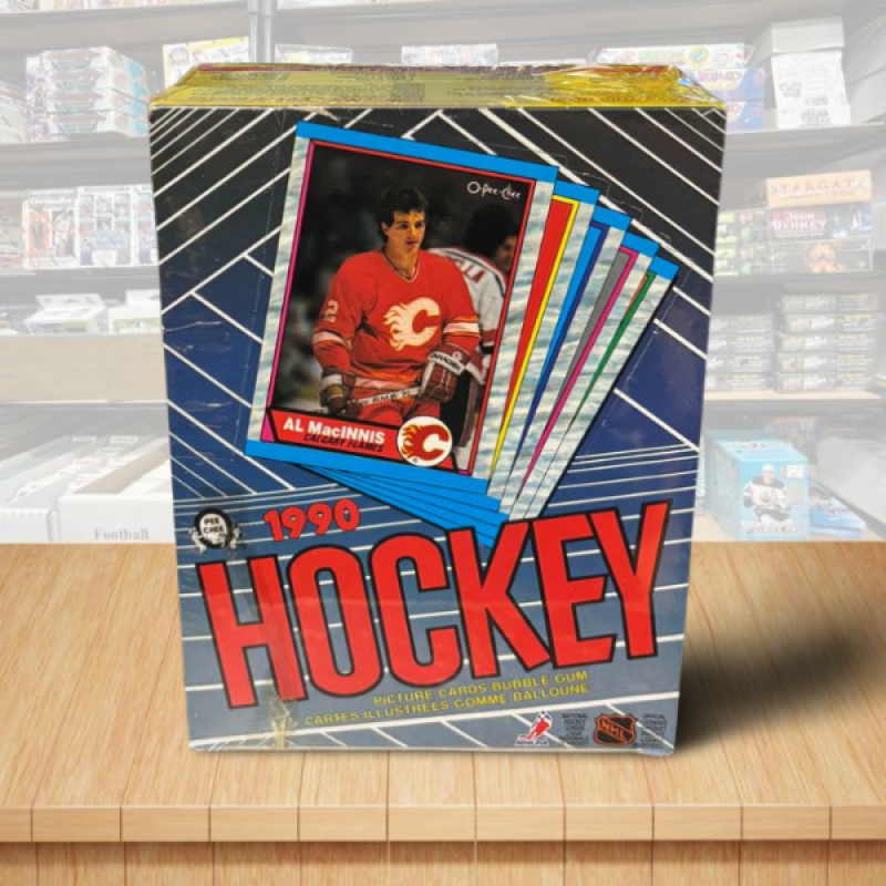 1989-90 OPC O-Pee-Chee Hockey Hobby Sealed Box - 48 Packs - Yzerman Bottom BX11 Image 1