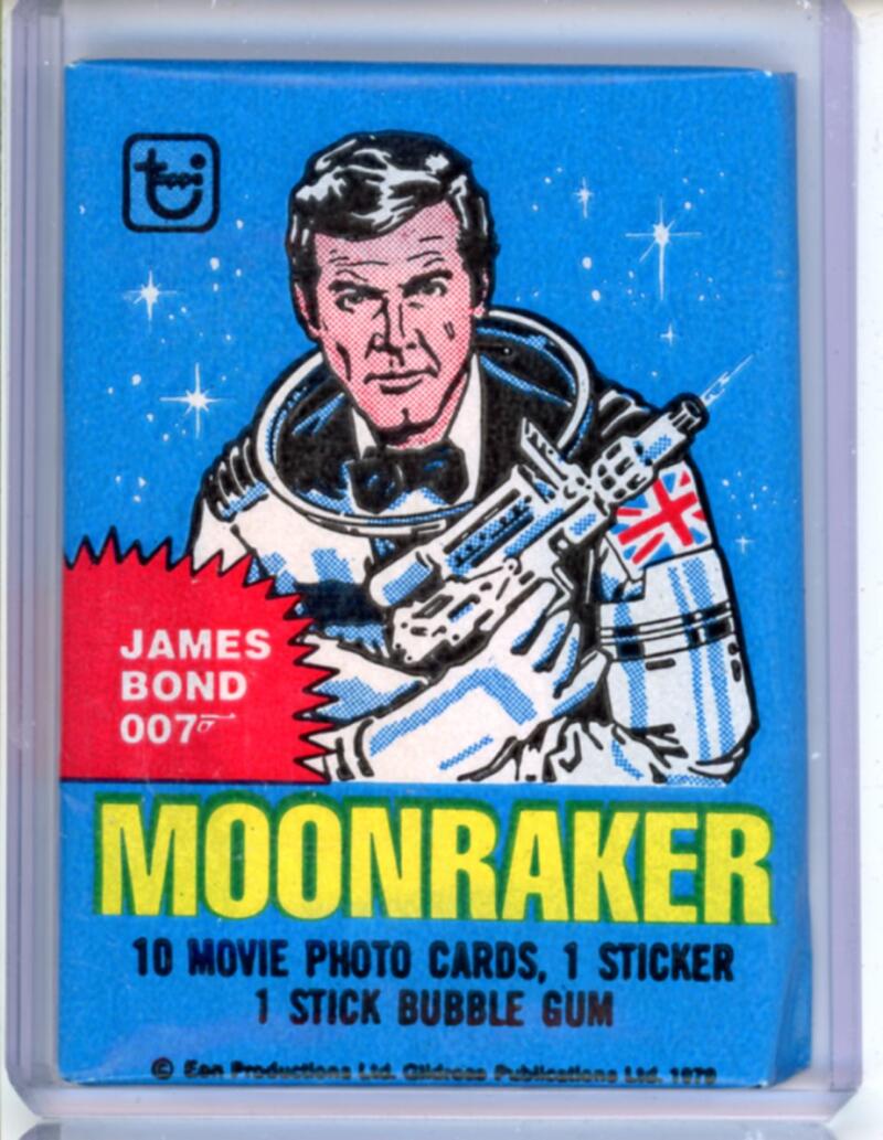 1979 Topps James Bond Moonraker Sealed Vintage Hobby Wax Pack - SPK 226 Image 1