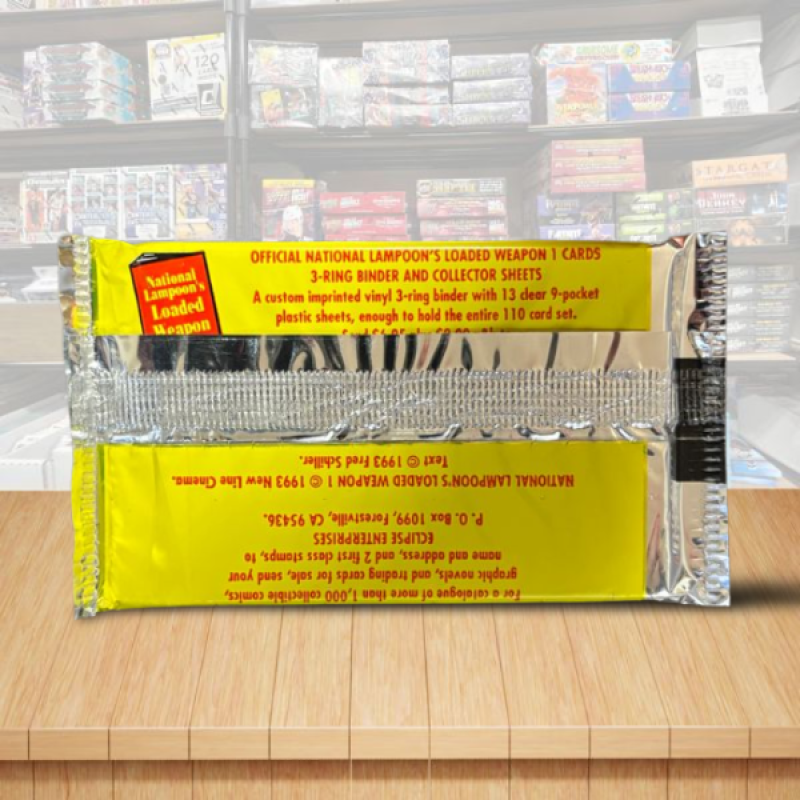 1993 National Lampoons Loaded Weapon Sealed Vintage Hobby Wax Pack - SPK 282 Image 2