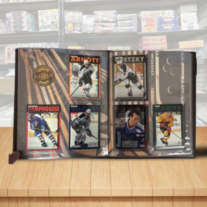 1995-96 Post Great Expectations Hockey Complete Set with Binder - Gretzky, Roy Image 6