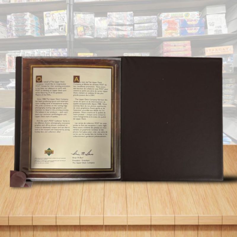 1995-96 Post Great Expectations Hockey Complete Set with Binder - Gretzky, Roy Image 8