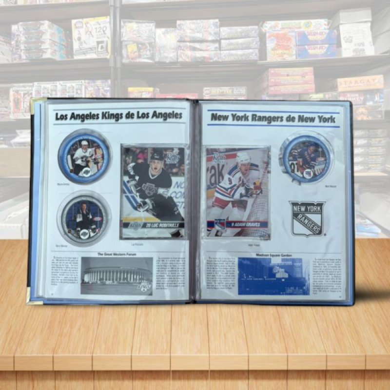 1993-94 Kraft Hockey Champions Complete Master Set 64/64 with Album Image 4