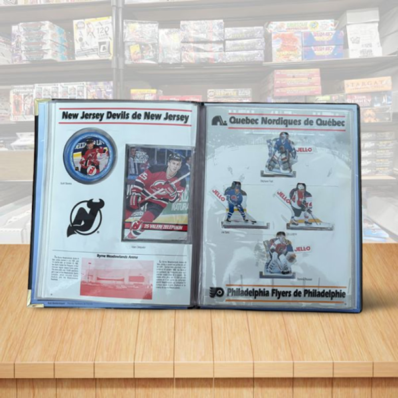 1993-94 Kraft Hockey Champions Complete Master Set 64/64 with Album Image 5