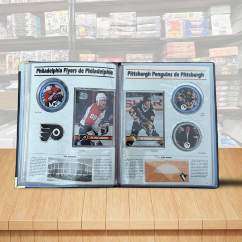 1993-94 Kraft Hockey Champions Complete Master Set 64/64 with Album Image 8