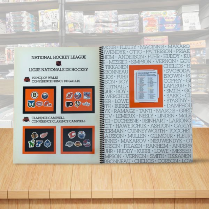 1989-90 Kraft Hockey Complete Master Set 64/64 with Album Image 2