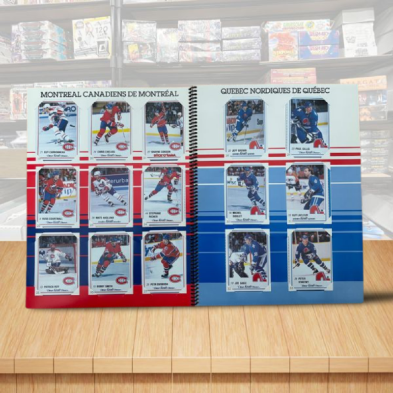 1989-90 Kraft Hockey Complete Master Set 64/64 with Album Image 4