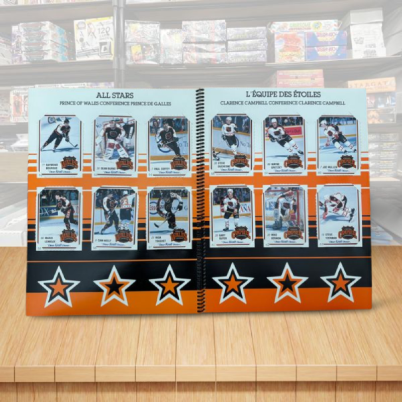 1989-90 Kraft Hockey Complete Master Set 64/64 with Album Image 5