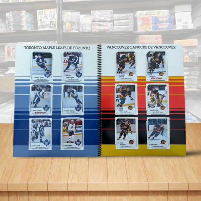 1989-90 Kraft Hockey Complete Master Set 64/64 with Album Image 6