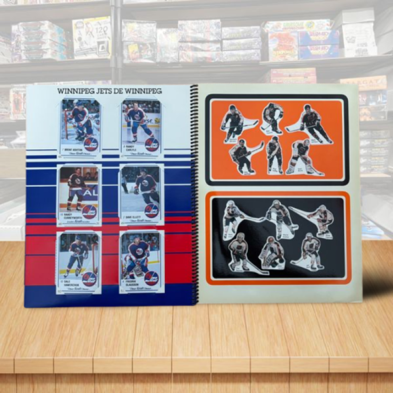 1989-90 Kraft Hockey Complete Master Set 64/64 with Album Image 7