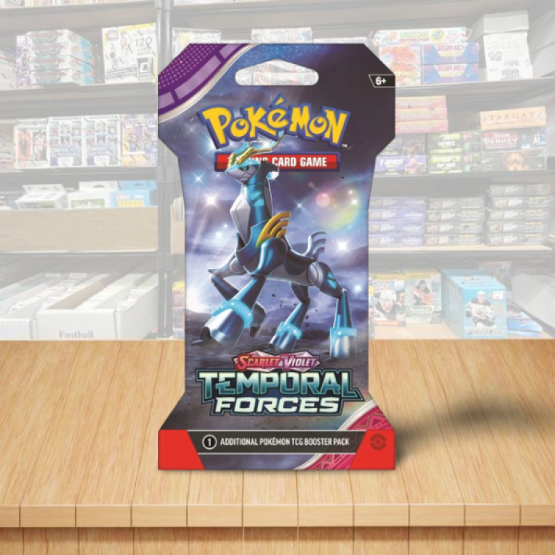Pokemon Scarlet & Violet Temporal Forces Sealed Booster Sleeved Pack - Cover2 Image 1