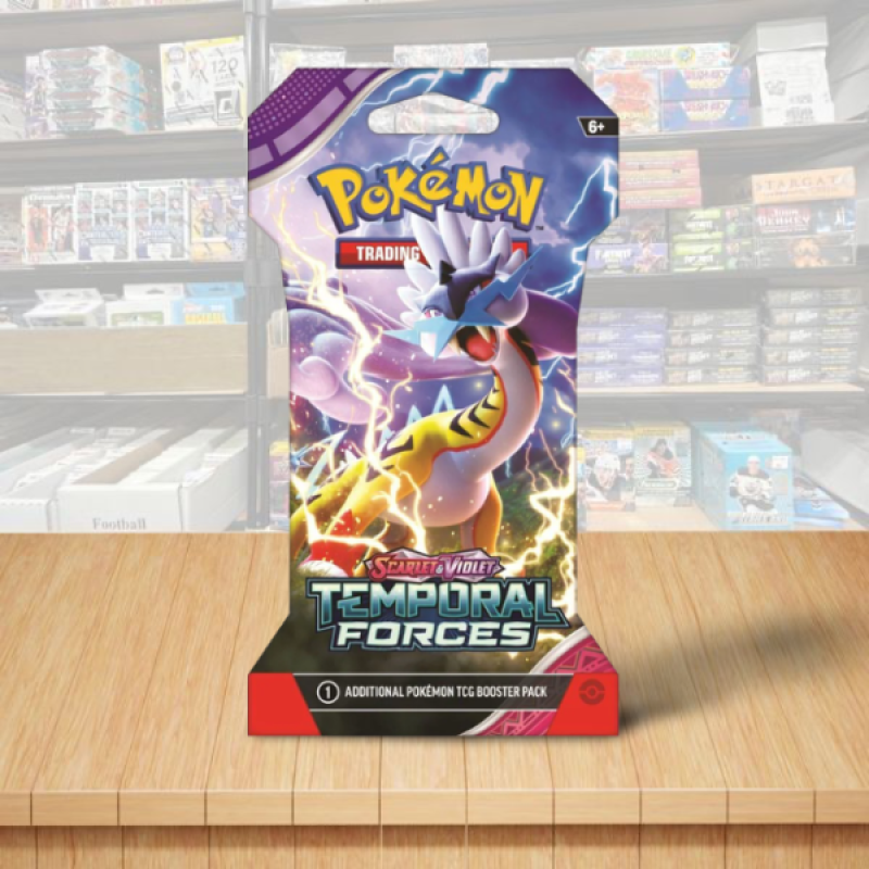 Pokemon Scarlet & Violet Temporal Forces Sealed Booster Sleeved Pack - Cover4 Image 1
