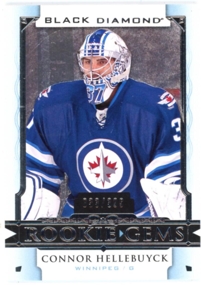 2015-16 Black Diamond Rookie Gems /399 #RGCH Connor Hellebuyck V98796 Image 1