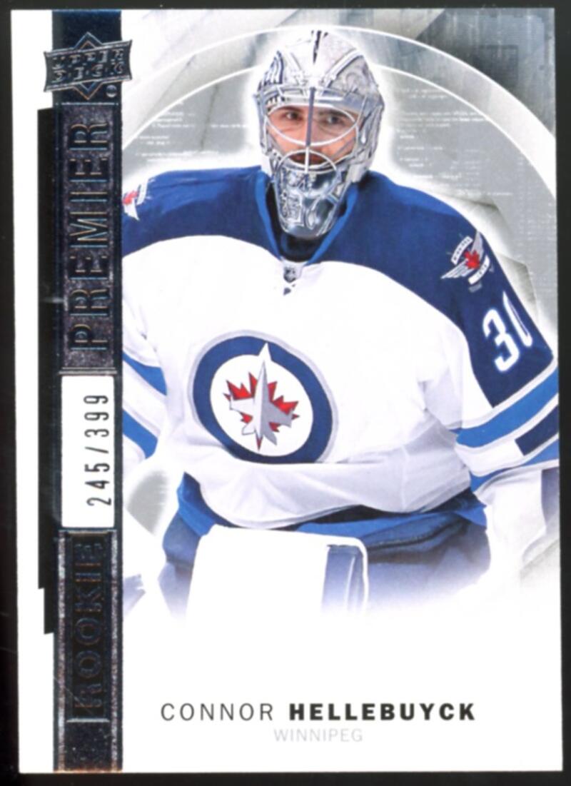 2015-16 Upper Deck Premier Rookies #R14 Connor Hellebuyck /399 RC V98799 Image 1