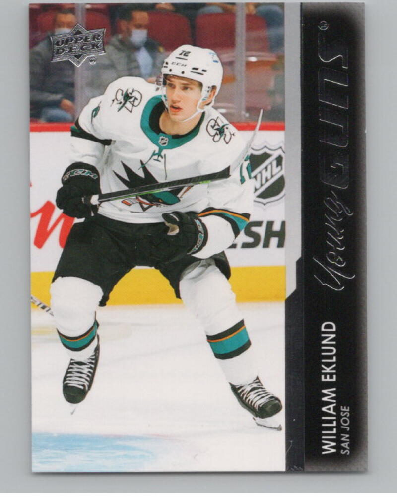 2021-22 Upper Deck #475 William Eklund Young Guns Rookie V98808 Image 1
