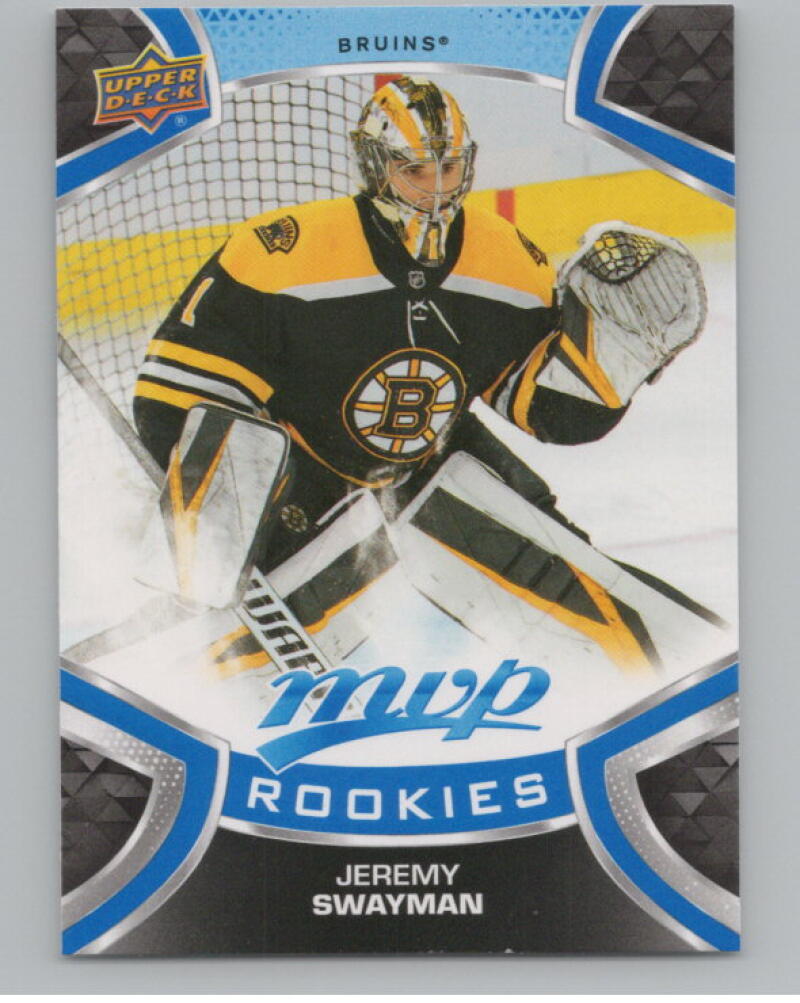 2021-22 Upper Deck MVP #235 Jeremy Swayman RC Rookie V98832 Image 1