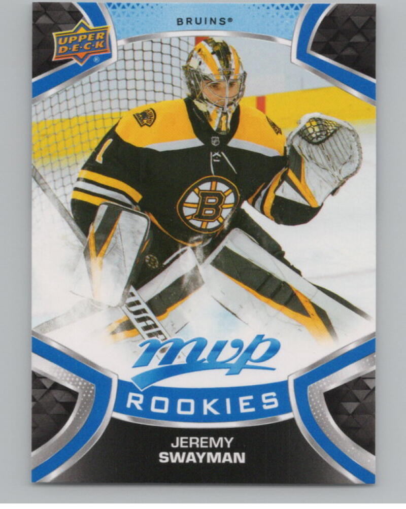 2021-22 Upper Deck MVP #235 Jeremy Swayman RC Rookie V98833 Image 1