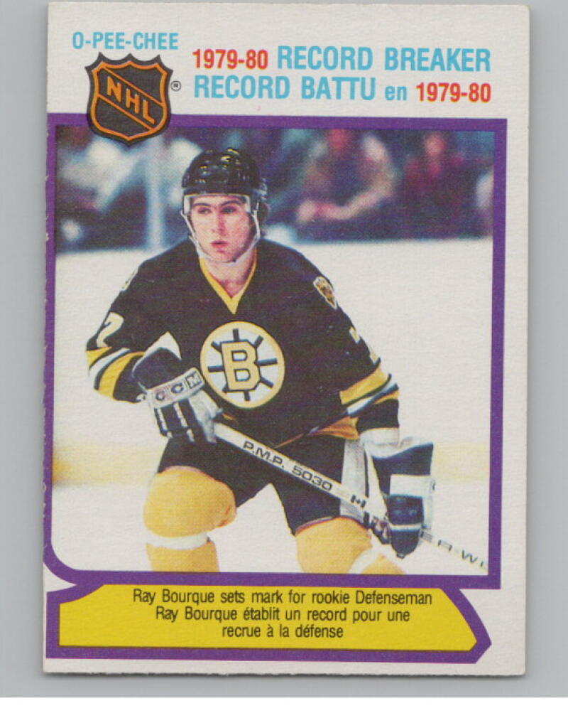 1980-81 O-Pee-Chee #2 Ray Bourque RB/65 Pts. for Rookie Defenseman V98835 Image 1