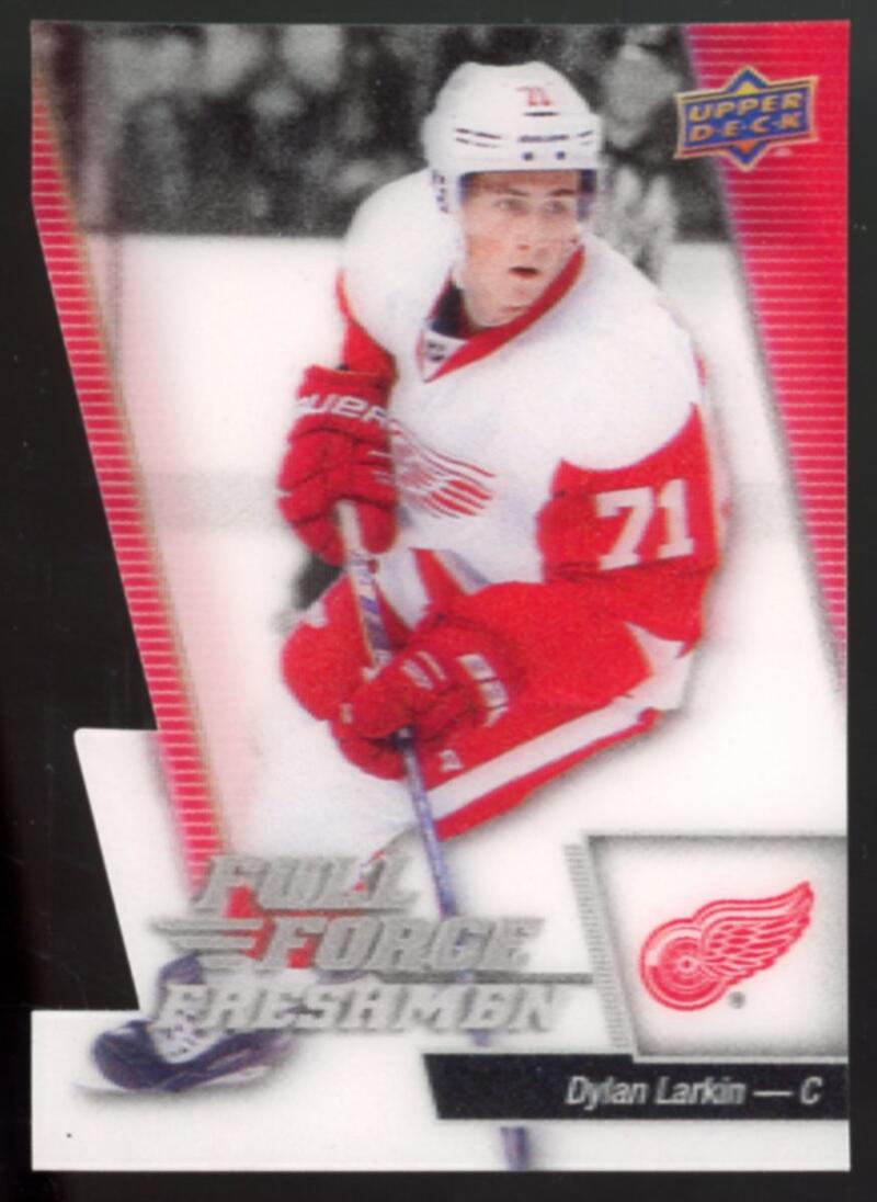 2015-16 Upper Deck Full Force Die Cuts #120 Dylan Larkin Red Wings V98837 Image 1