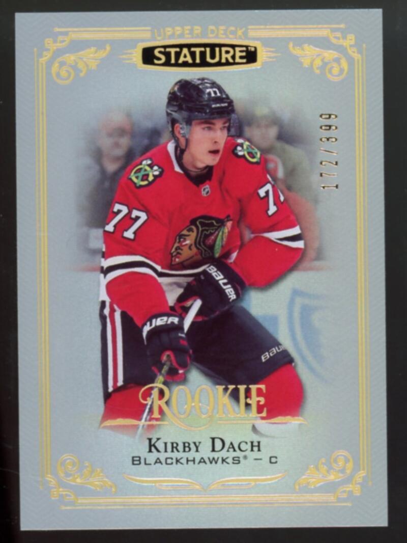 2019-20 Upper Deck Stature #125 Kirby Dach 172/999 RC Rookie V98856 Image 1