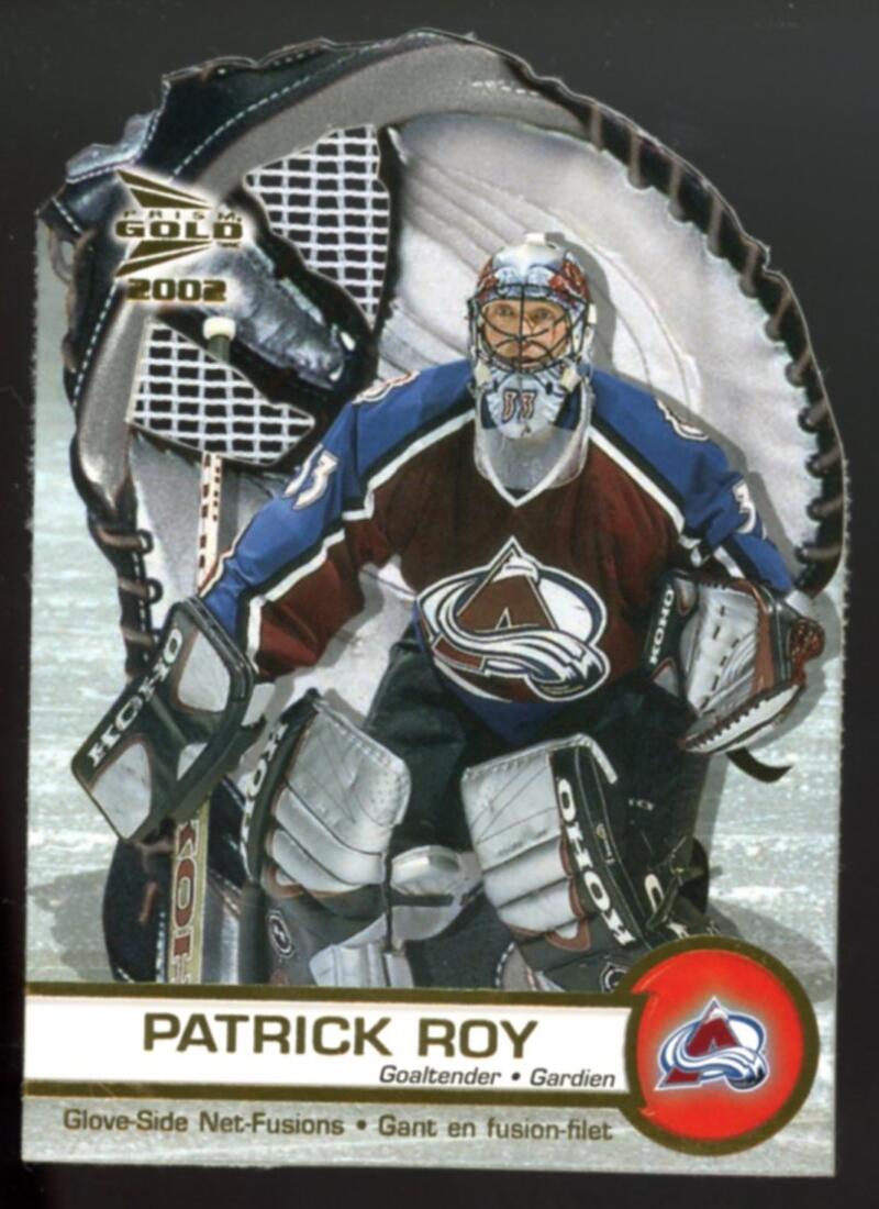 2001-02 McDonald's Pacific Glove-Side Net-Fusion #1 Patrick Roy V98857 Image 1