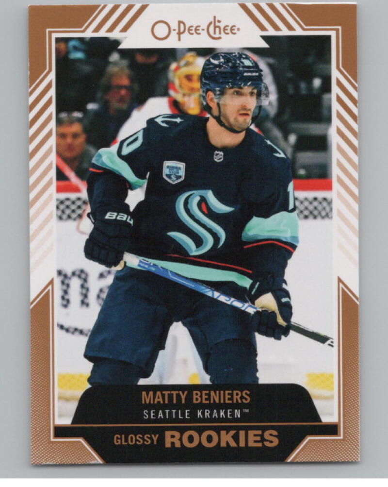 2022-23 Upper Deck O-Pee-Chee Glossy Bronze #R9 Matty Beniers Rookie V98864 Image 1