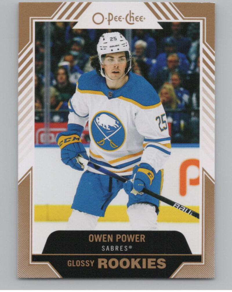 2022-23 Upper Deck O-Pee-Chee Glossy Bronze #R7 Owen Power Rookie V98865 Image 1