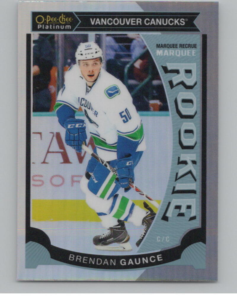 2015-16 O-Pee-Chee Platinum Marquee Rookies #M35 Brendan Gaunce RC V98879 Image 1