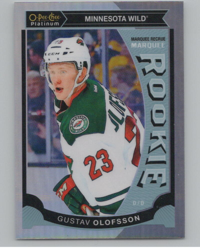 2015-16 O-Pee-Chee Platinum Marquee Rookies #M44 Gustav Olofsson RC V98881 Image 1