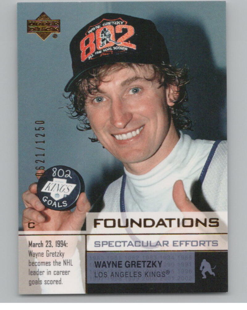 2002-03 Upper Deck Foundations #105 Wayne Gretzky 621/1250 SE V98882 Image 1