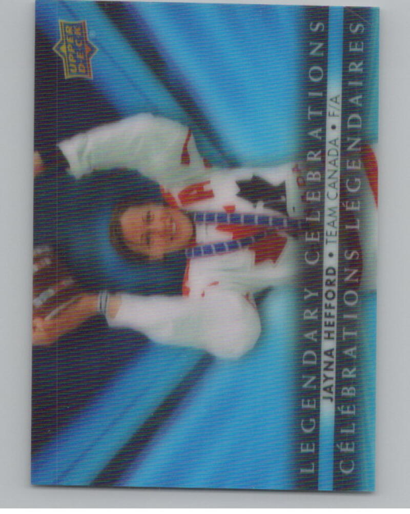 2022-23 UD Tim Hortons Legends Legendary Celebrations Jayna Hefford V98894 Image 1