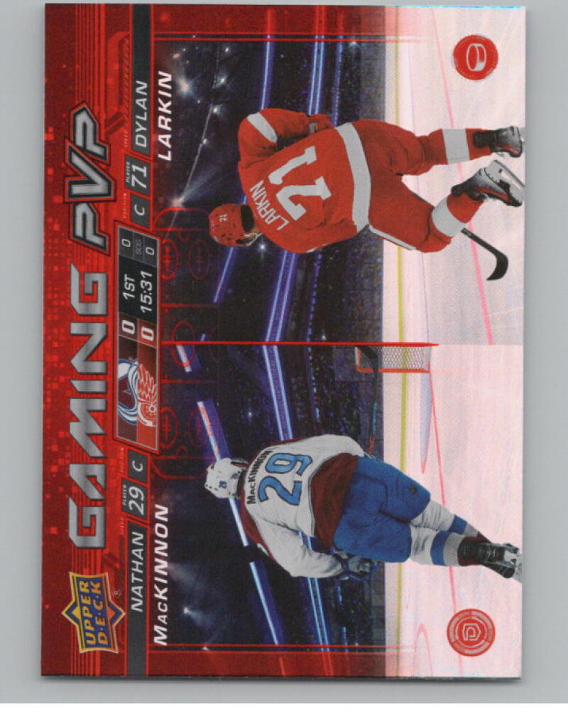 2024-25 Upper Deck Gaming PVP Nathan MacKinnon/Dylan Larkin V98897 Image 1