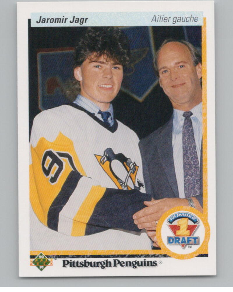 1990-91 Upper Deck #356 Jaromir Jagr Rookie RC V98910 Image 1