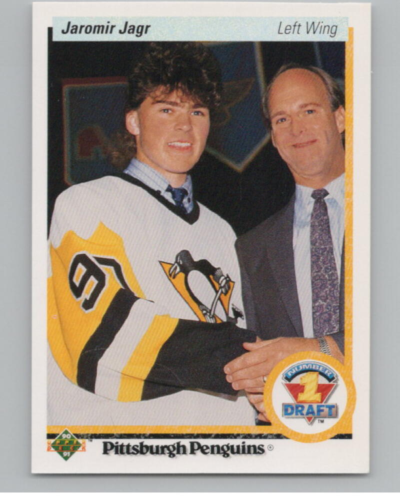 1990-91 Upper Deck #356 Jaromir Jagr Rookie RC V98911 Image 1