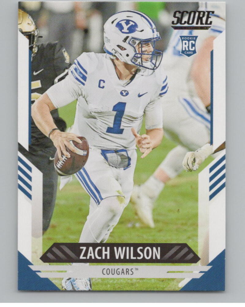 2021 Score #304 Zach Wilson RC Rookie Football V98966 Image 1