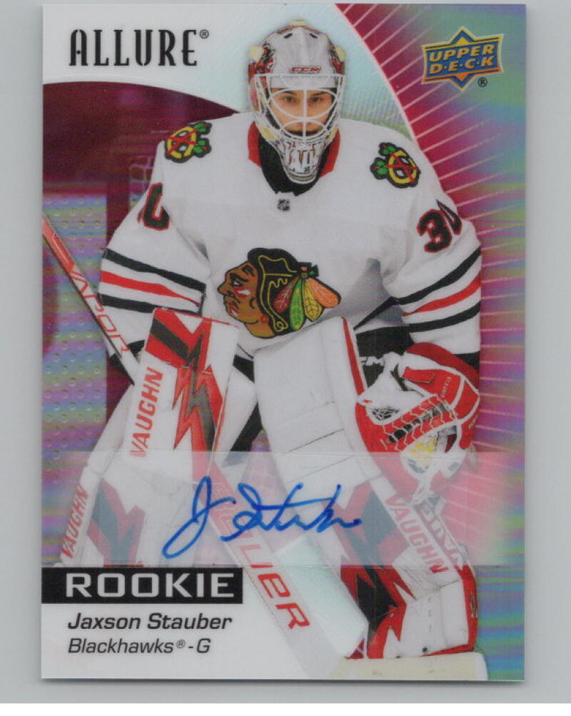 2023-24 Upper Deck Allure Autographs Red Rainbow Jaxson Stauber RC V98970 Image 1