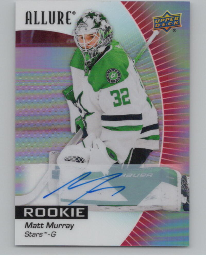 2023-24 Upper Deck Allure Autographs Red Rainbow Matt Murray RC V98971 Image 1