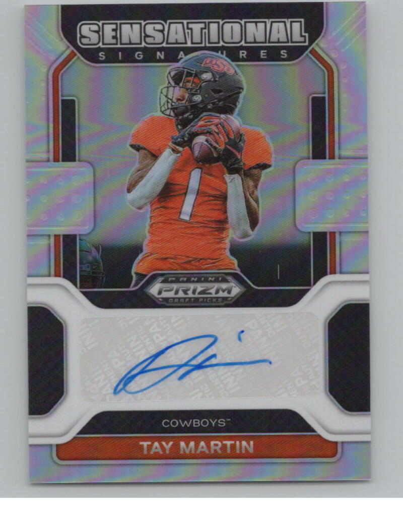 2022 Panini Prizm Draft Picks Sensational Signatures Tay Martin V98987 Image 1