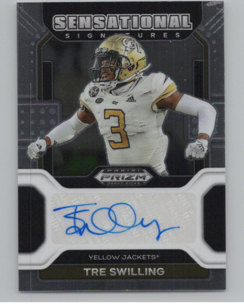 2022 Panini Prizm Draft Picks Sensational Signatures #55 Tre Swilling V98988 Image 1