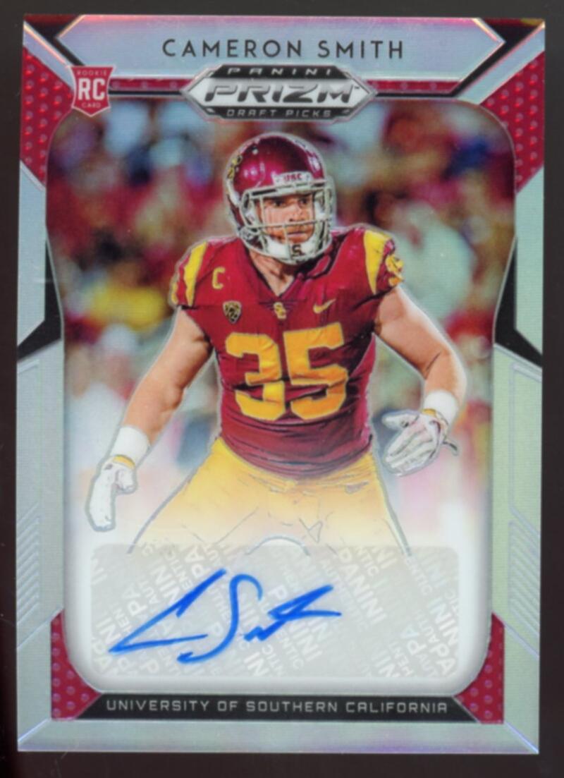 2019 Panini Contenders Draft Picks #203 Cameron Smith Auto RC V98997 Image 1