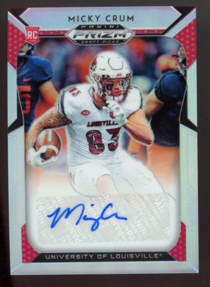 2019 Panini Contenders Draft Picks #242 Micky Crum Auto RC V98999 Image 1