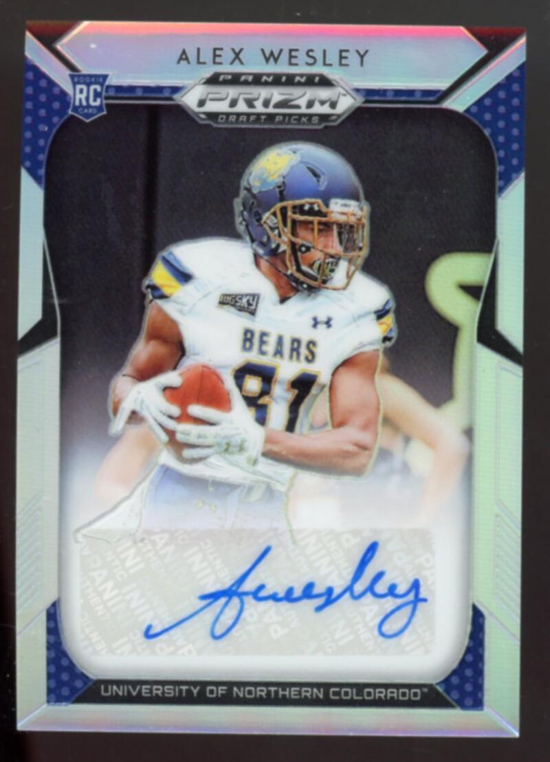 2019 Panini Contenders Draft Picks #147 Alex Wesley Auto RC V99001 Image 1