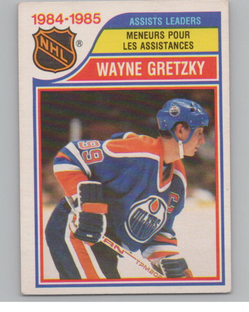 1985-86 O-Pee-Chee #257 Wayne Gretzky LL OPC Oilers V99005 Image 1