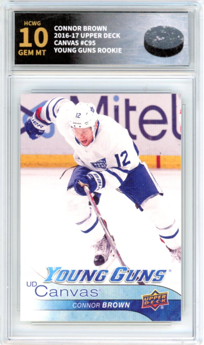 2016-17 Upper Deck UD Canvas #C95 Connor Brown Young Guns RC - HCWG 10 Image 1