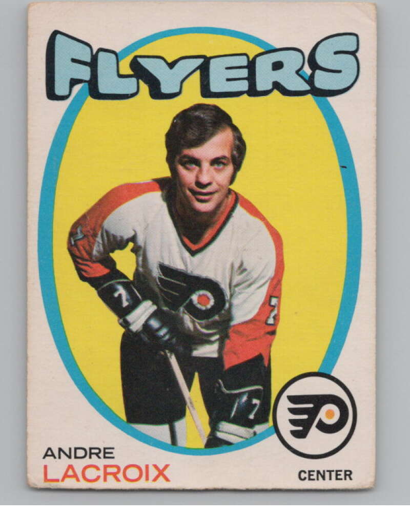 1971-72 O-Pee-Chee #33 Andre Lacroix Philadelphia Flyers V99017 Image 1