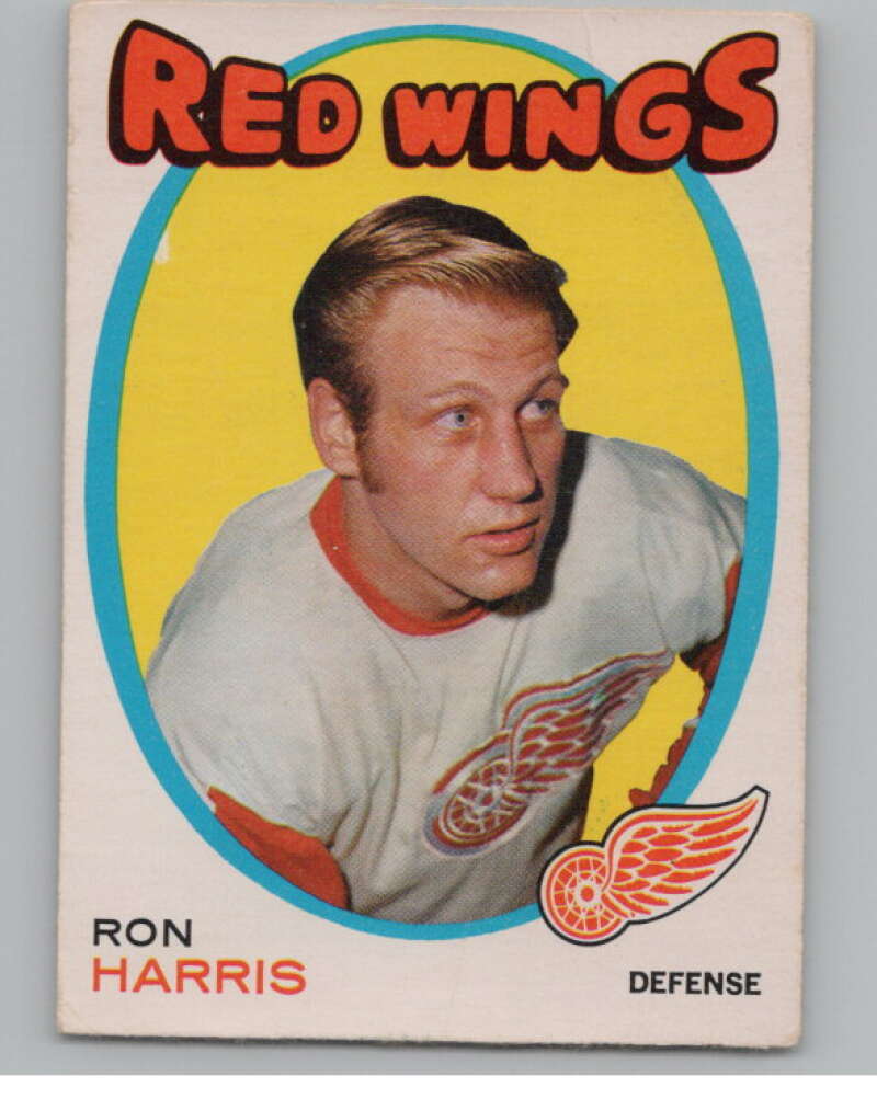 1971-72 O-Pee-Chee #70 Ron Harris Detroit Red Wings V99021 Image 1