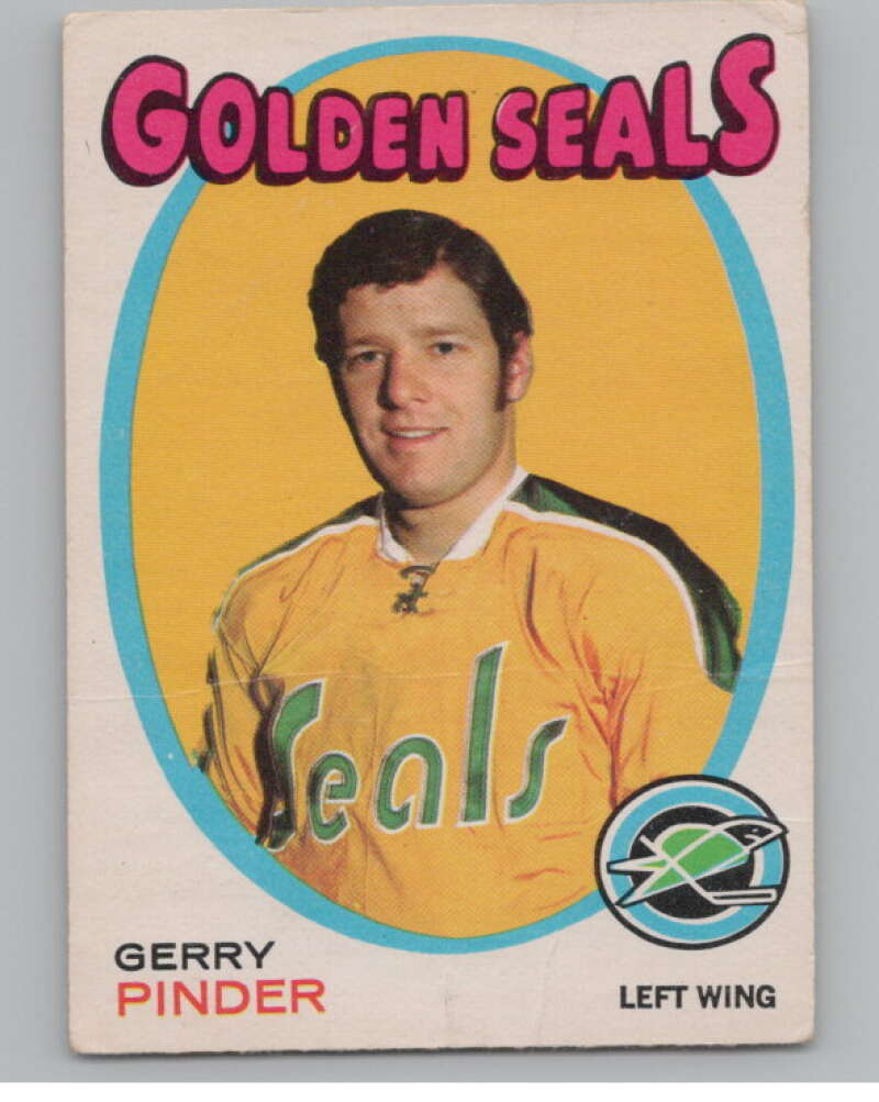 1971-72 O-Pee-Chee #185 Gerry Pinder California Golden Seals V99037 Image 1